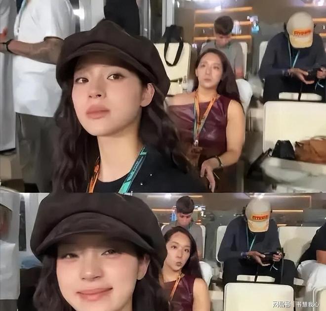 金饰马尾造型显颈纹手腕咬痕抢镜AG真人旗舰厅刘亦菲F1赛场戴(图39)